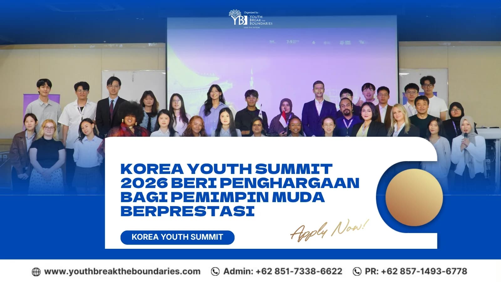 Korea Youth Summit 2026 Beri Penghargaan bagi Pemimpin Muda Berprestasi