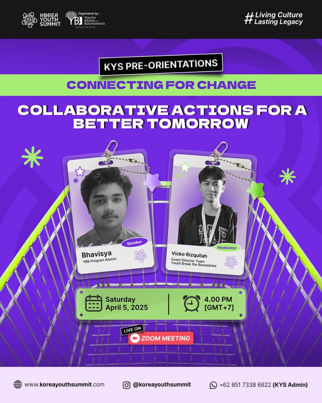 KYS Pre-orientation: Collaborative Actives for Better Tomorrow